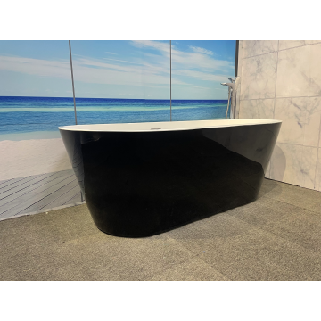 Акриловая ванна Cerutti SPA Chika Nero 8559 170х80 белый