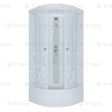 Душевая Кабина Triton Стандарт Мозаика 100*100 В (ДН4) Щ0000030293