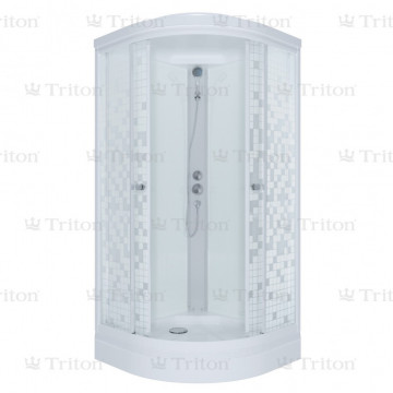 Душевая Кабина Triton Стандарт Мозаика 100*100 А (ДН4) Щ0000030289