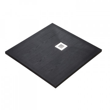 Душевой поддон WasserKRAFT Dill 61T03 90х90 черный матовый