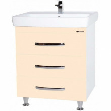 Тумба Bellezza Рокко 60 тумба с 3 ящиками бежевая Н