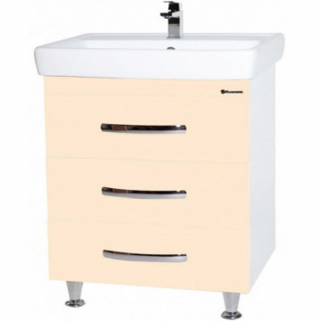 Тумба Bellezza Рокко 60 тумба с 3 ящиками бежевая Н