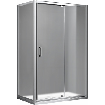 Душевой уголок Gemy Sunny Bay S28191CM-A80M 110х80 хром/матовое