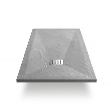 Душевой поддон Vincea VST-4SR1010G 100х100 серый