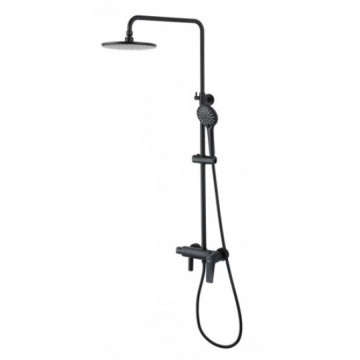 Душевая система Lemark Bronx LM3762BL черный матовый