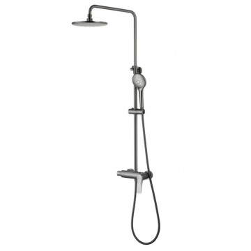 Душевая система Lemark Bronx LM3760GM графит
