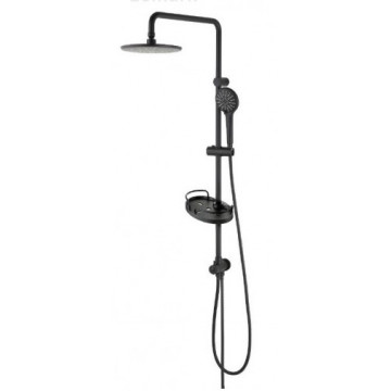 Душевой комплект Lemark Bronx LM3788BL черный матовый