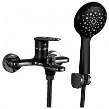 Смеситель для ванны Frap F3249-6 чёрный /хром
