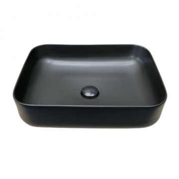 Раковина накладная Comforty T-Y9378MB 00-00000122 черный матовая
