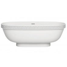 Ванна Salini Greca Meander 103021M 180х80 белый матовый