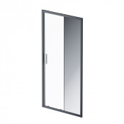Душевая дверь Am.Pm Gem Solo W90G-150-1-195BMir 150 черный матовый/зеркальное
