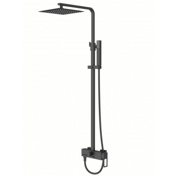 Душевая система BelBagno Luce LUC-VSCM-NERO черный матовый