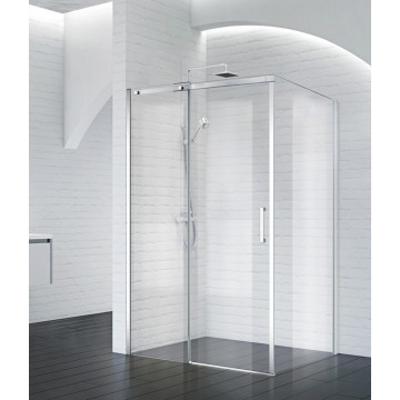 Душевой угол BelBagno Acqua ACQUA-AH-1-100/80-C-Cr 100х80 хром/прозрачное