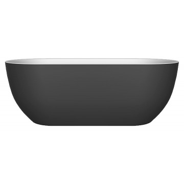 Акриловая ванна BelBagno BB70-1500-800-W/NM 150х80 белый/черный