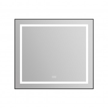 Зеркало BelBagno Kraft SPC-KRAFT-885-785-TCH-WARM-NERO 90x80 черный