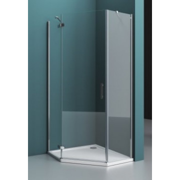 Душевой угол BelBagno Kraft KRAFT-P-1-100-C-Cr-L 100х100 хром/прозрачное