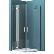 Душевой угол BelBagno Kraft KRAFT-R-2-100-C-Cr 100х100 хром/прозрачное