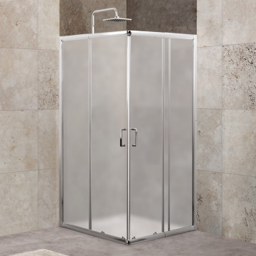 Душевой уголок BelBagno Unique UNIQUE-A-2-75/90-M-Cr 75x75 хром/матовое