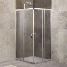 Душевой уголок BelBagno Unique UNIQUE-A-2-85/100-P-Cr 85x85 хром/рифленое