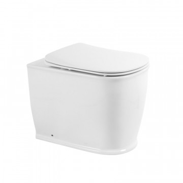 Унитаз приставной BelBagno Prado BB10150CB без сиденья