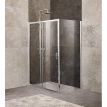 Душевой уголок BelBagno Unique UNIQUE-AH-1-100/115-100-C-Cr 100x100 хром/прозрачное