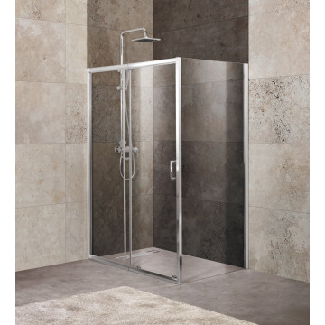 Душевой уголок BelBagno Unique UNIQUE-AH-1-110/125-80-C-Cr 110x80 хром/прозрачное