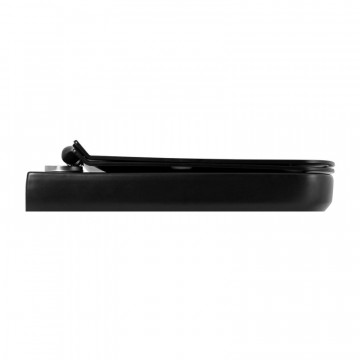 Сиденье для унитаза BelBagno Sela BB3201SC-MB с микролифтом черный матовый