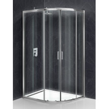 Душевой уголок BelBagno Uno UNO-195-RH-2-100/80-C-Cr 100x80 хром/прозрачное