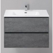 Тумба под раковину Belbagno Pietra PIETRA-800-2C-SO-SCM stucco cemento