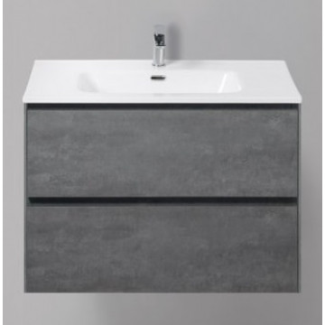 Тумба под раковину Belbagno Pietra PIETRA-800-2C-SO-SCM stucco cemento