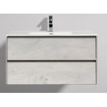 Тумба под раковину Belbagno Pietra PIETRA-1000-2C-SO-ST stucco cemento leggero