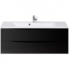 Тумба под раковину BelBagno Marino MARINO-1200-2C-SO-NL-P nero lucido
