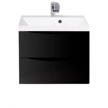 Тумба под раковину BelBagno Marino MARINO-700-2C-SO-NL-P nero lucido