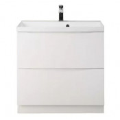 Тумба под раковину BelBagno Marino MARINO-600-2C-PIA-BL-P bianco lucido