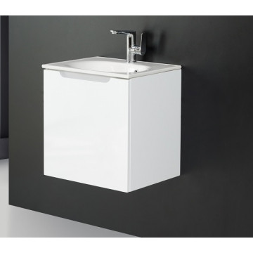 Тумба под раковину BelBagno Etna ETNA-500-1A-SO-BL-P-R Bianco Lucido