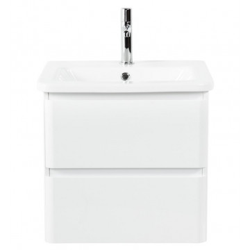 Тумба под раковину BelBagno Albano ALBANO-CER-600-2C-SO-BL bianco lucido