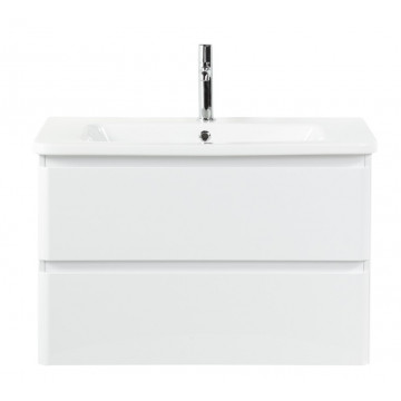 Тумба под раковину BelBagno Albano ALBANO-CER-800-2C-SO-BL bianco lucido
