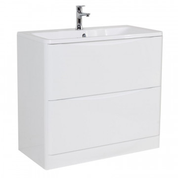 Тумба под раковину BelBagno Acqua ACQUA-800-2C-PIA-BL bianco lucido