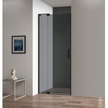 Душевая дверь Cezares Slider SLIDER-B-1-100/110-GRIGIO-NERO 100/110 черный/серое
