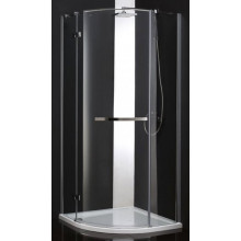 Душевой угол Cezares  Bergamo BERGAMO-W-R-1-100-ARCO-C-Cr-L-IV 100х100 хром/прозрачное