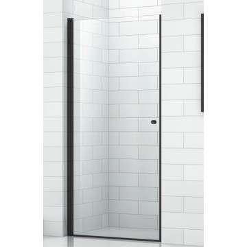 Душевая дверь Cezares Eco ECO-O-B-1-90-C-NERO 90 черный/прозрачное