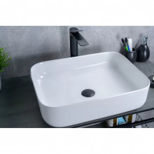 Раковина накладная Gid ceramic D1304 51197 белый