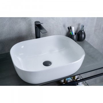 Раковина накладная Gid ceramic D1302 51198 белый