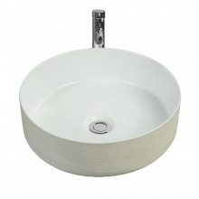 Раковина накладная Gid ceramic D1357h028 53329 белый/крем