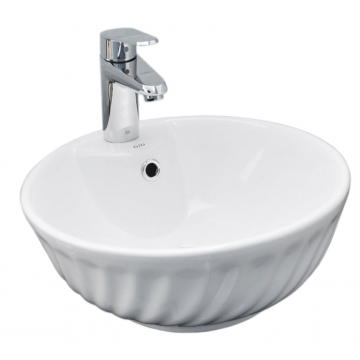 Раковина накладная Gid ceramic N9074 51119 белый