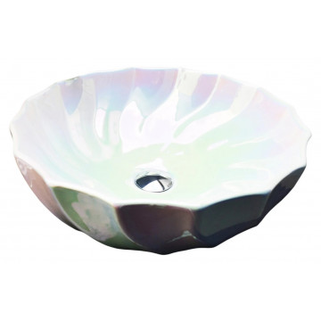 Раковина накладная Gid ceramic Nc423 52215 перламутр