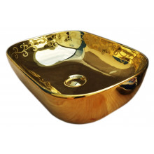 Раковина накладная Gid ceramic Nc424 52216 золото