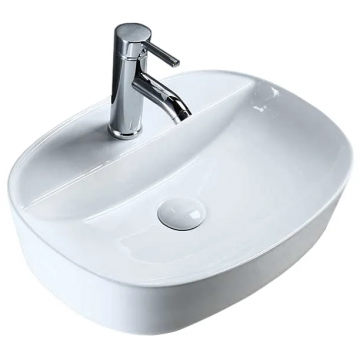 Раковина накладная Gid ceramic N9045 51166 белый