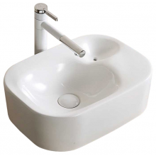 Раковина накладная Gid ceramic N9266 51173 белый