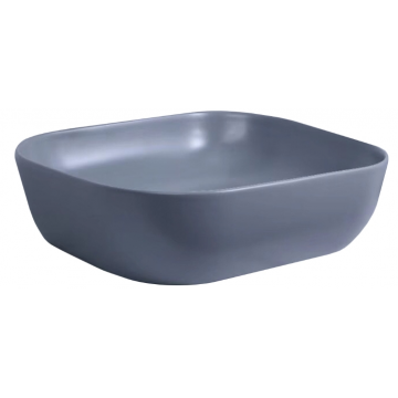 Раковина накладная Gid ceramic Gm1302 53336 серый матовый